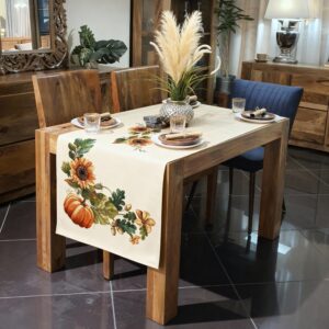 Bieżnik gobelinowy w dynie i liście