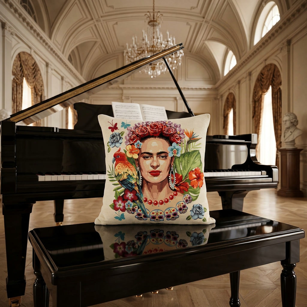 Frida- poszewka gobelinowa - obrazek 3