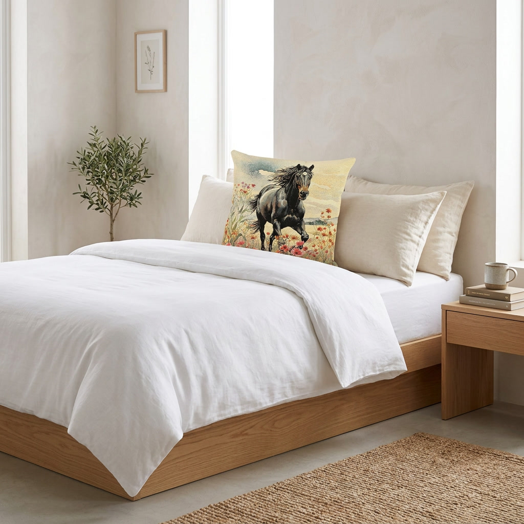 Poszewka gobelinowa - koń w galopie - obrazek 3