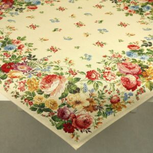 Elegancki kwadrat z motywem kwiatów-ponadczasowa klasyka