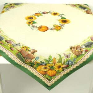 Gobelinowa serweta "Jesienne zbiory"- kwadrat 100 x 100