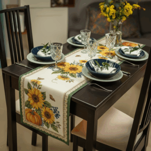 Bieżnik gobelinowy dynie i słoneczniki