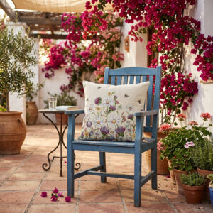 Gobelinowa poszewka - rumianek