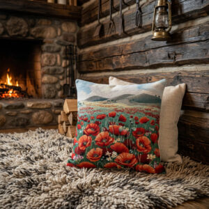 Poszewka gobelinowa "Makowa łąka"