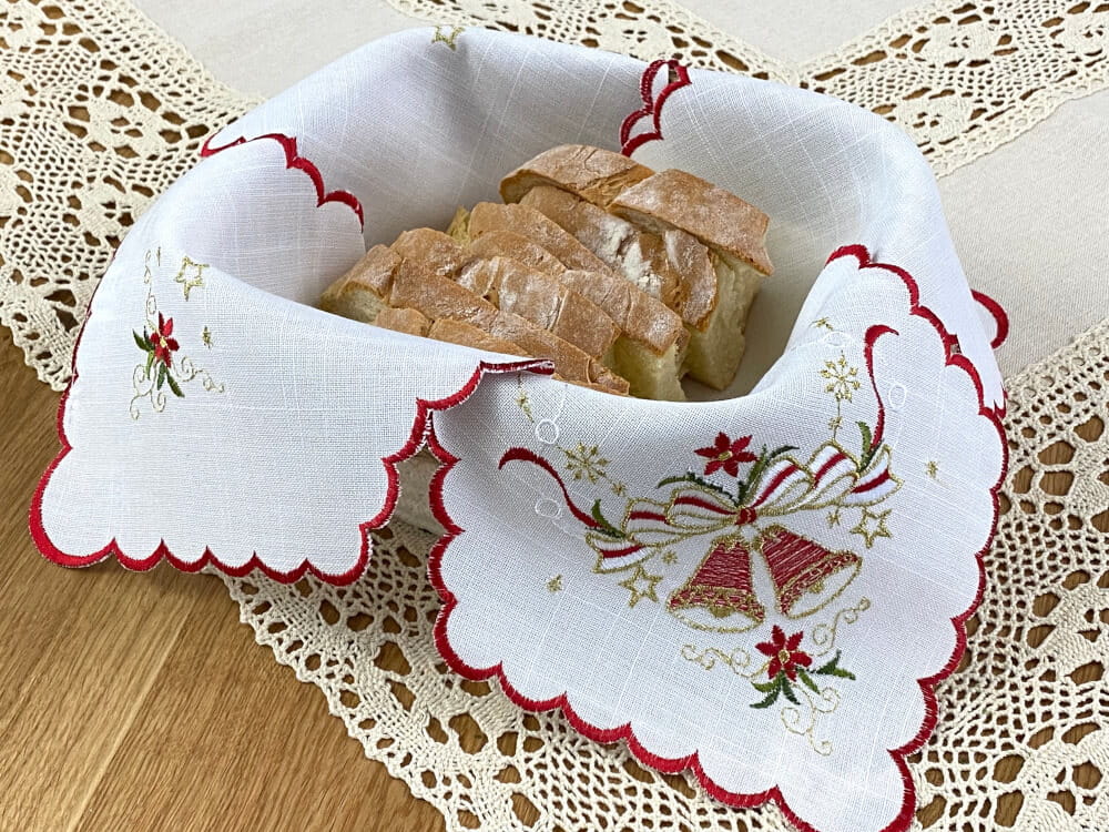Serwetka na pieczywo-Dzwonki - obrazek 4
