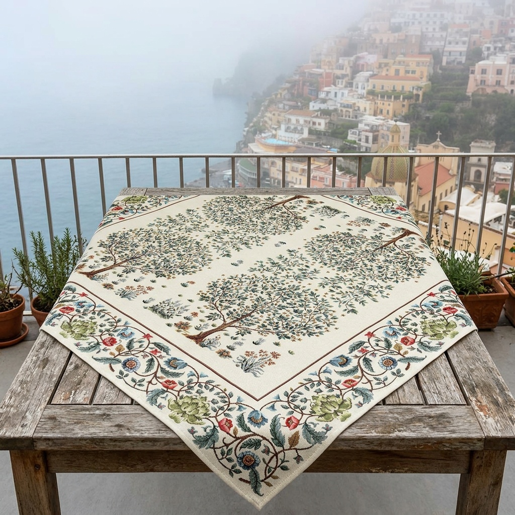 Obrus Gobelinowy „Drzewo Życia – Klasyczna Elegancja” - obrazek 4