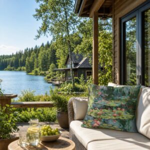 Poszewka gobelinowa Wodne lilie