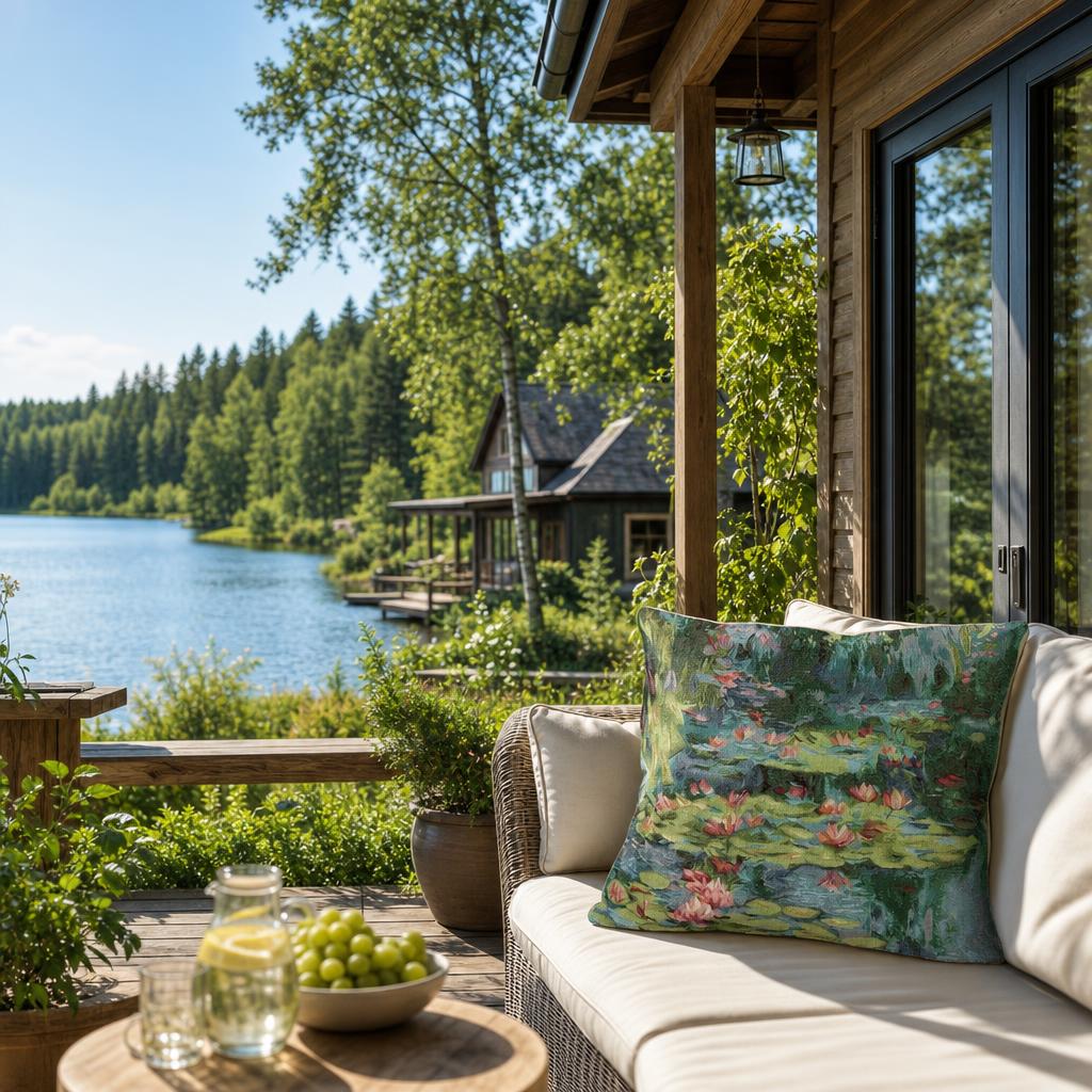 Poszewka gobelinowa Wodne lilie